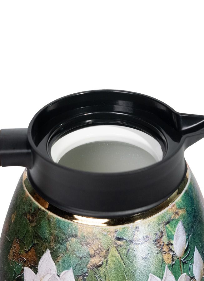  Ấm Giữ Nhiệt Hoa Sen Xuân Diệp - Emerald Spring Cozy Teapot - BST Tứ Thời Họa Liên - 1.1L - Jadify 