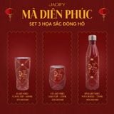  Bình Giữ Nhiệt Họa Sắc Đông Hồ - Wavy Bottle "Dong Ho Year of the Horse" – 750ml - BST "Mã Diên Phúc" - Jadify 