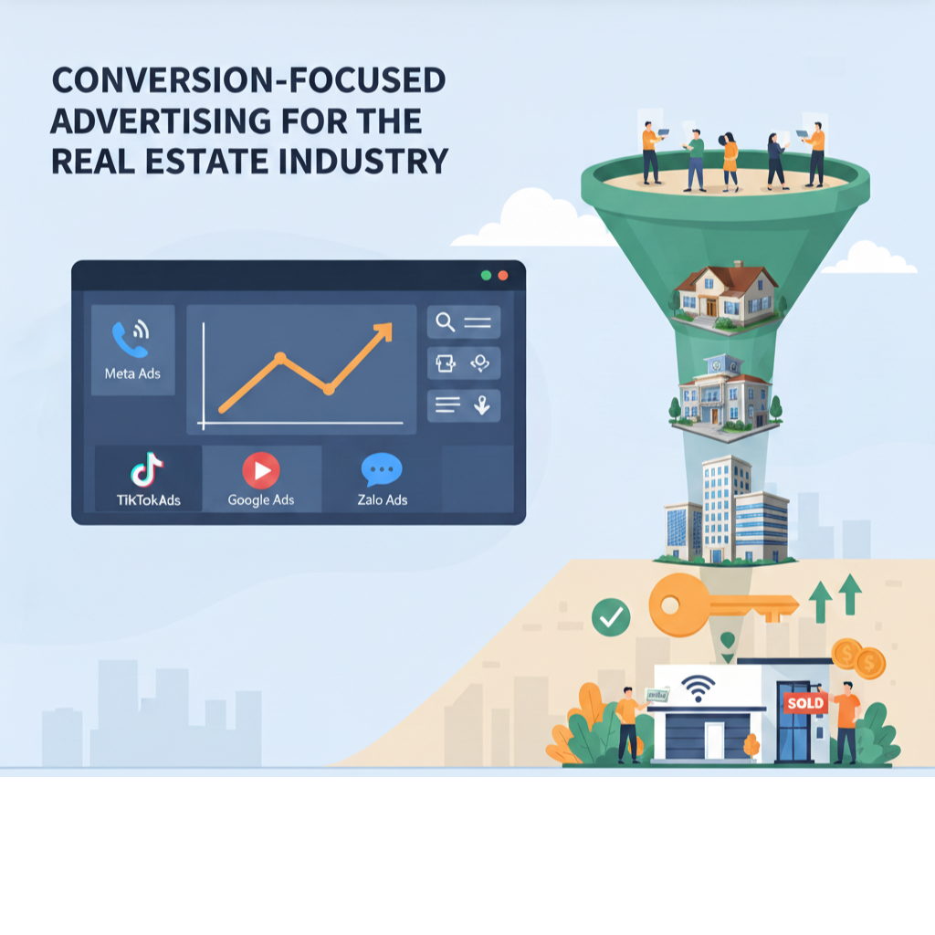  Quảng cáo chuyển đổi ngành bất động sản 