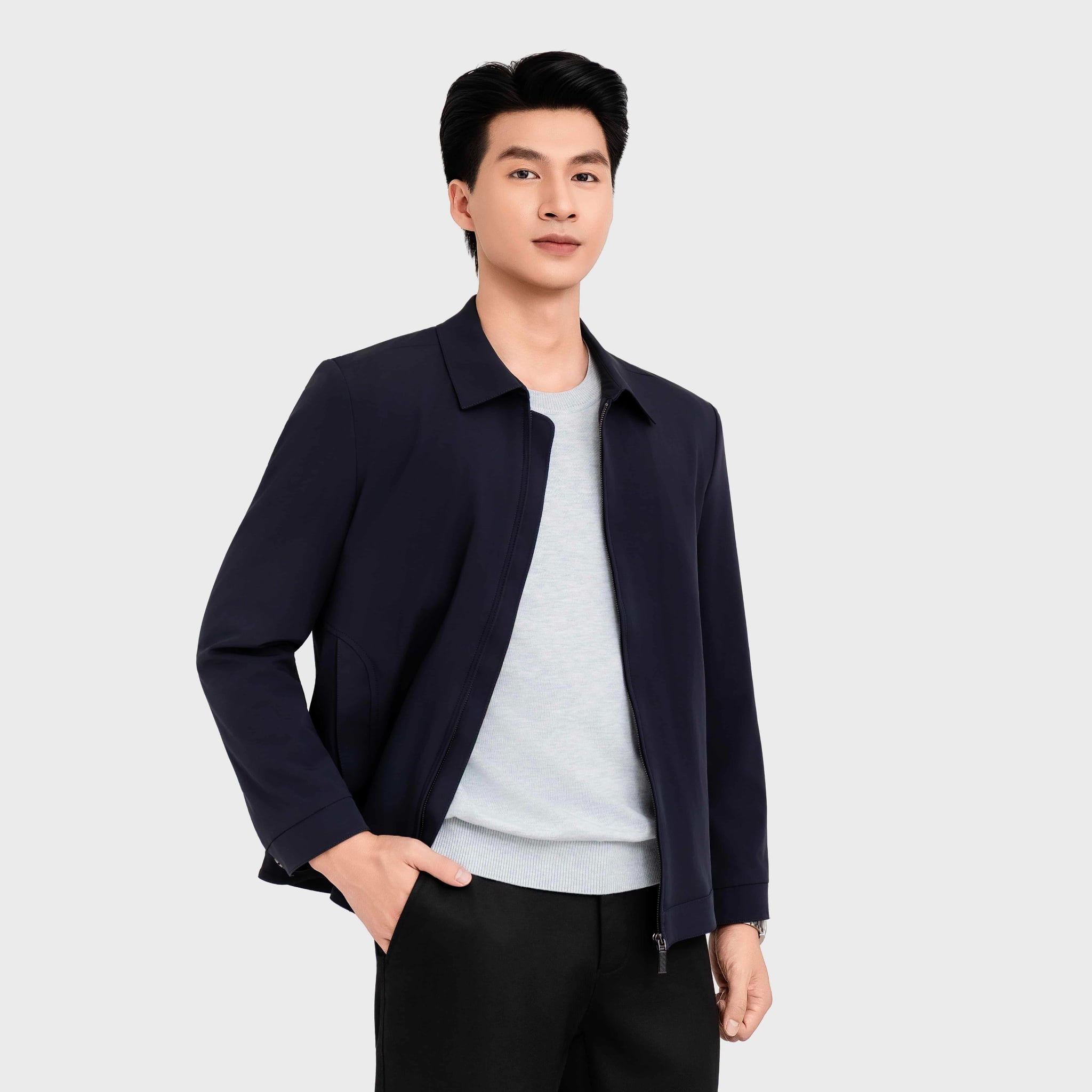 Áo Khoác Nam Aristino Regular Fit AJK650EDP01