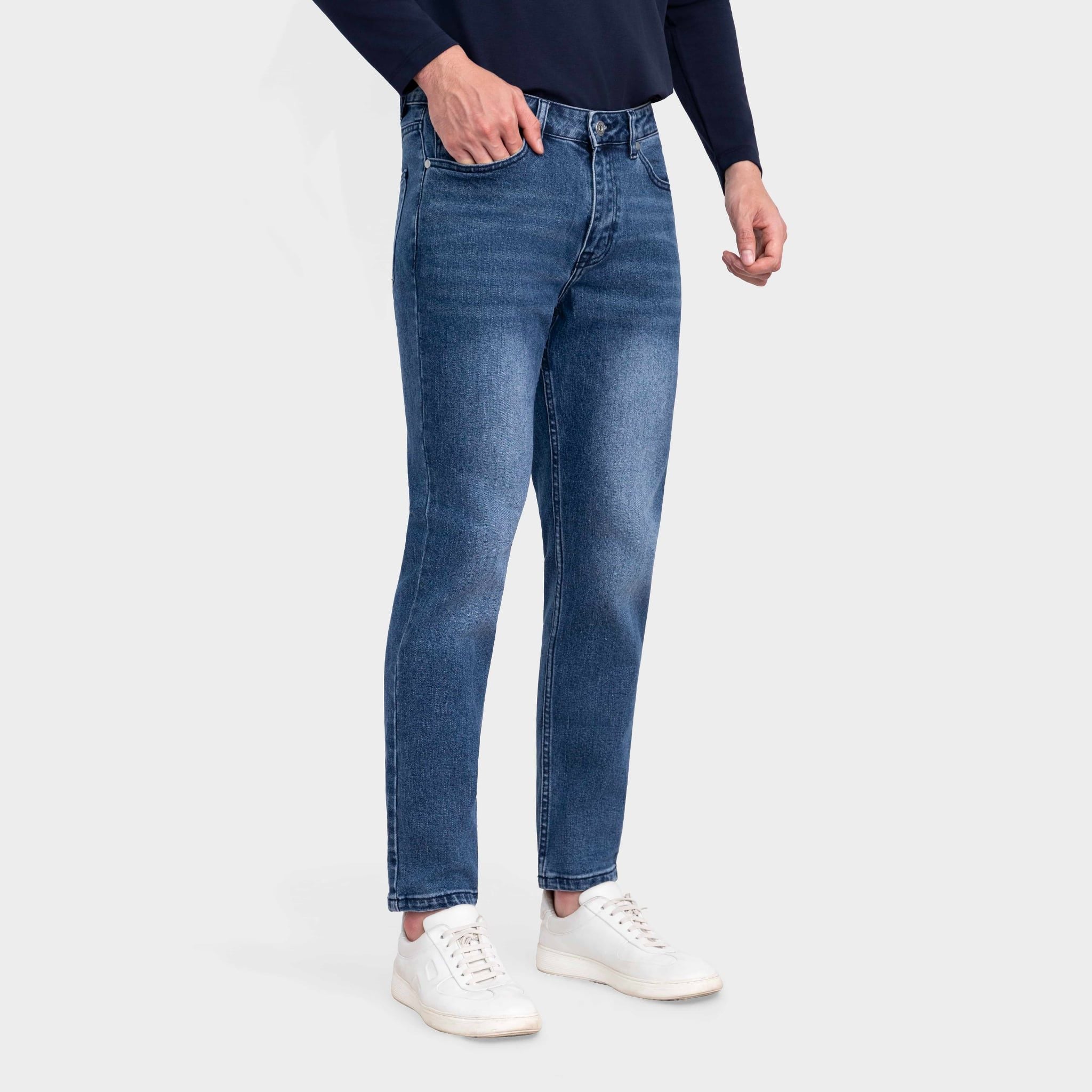Quần Jeans Nam Aristino Slim Fit AJN002A0H0
