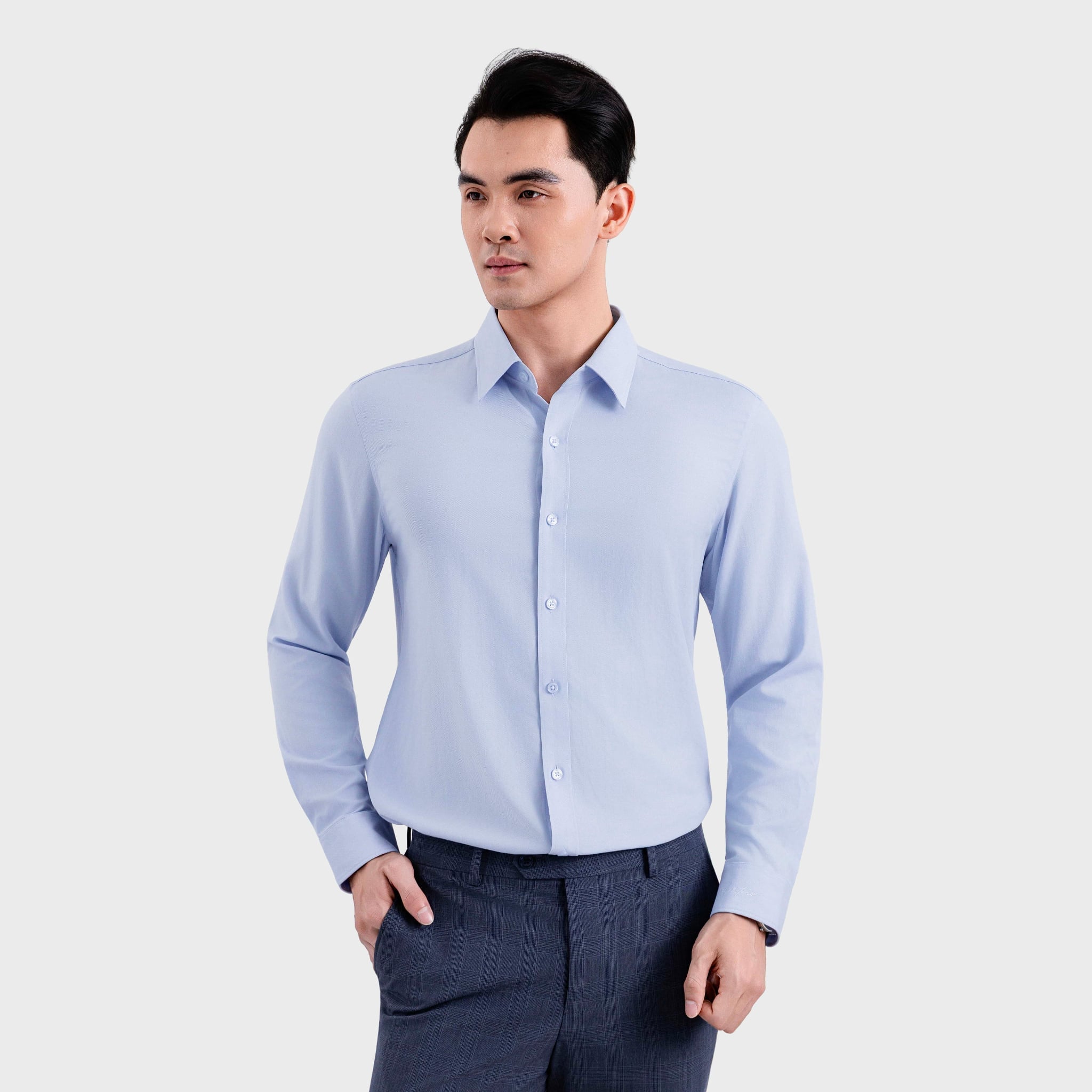 Áo Sơ Mi Dài Tay Nam Aristino Slim Fit ALS429S0H2