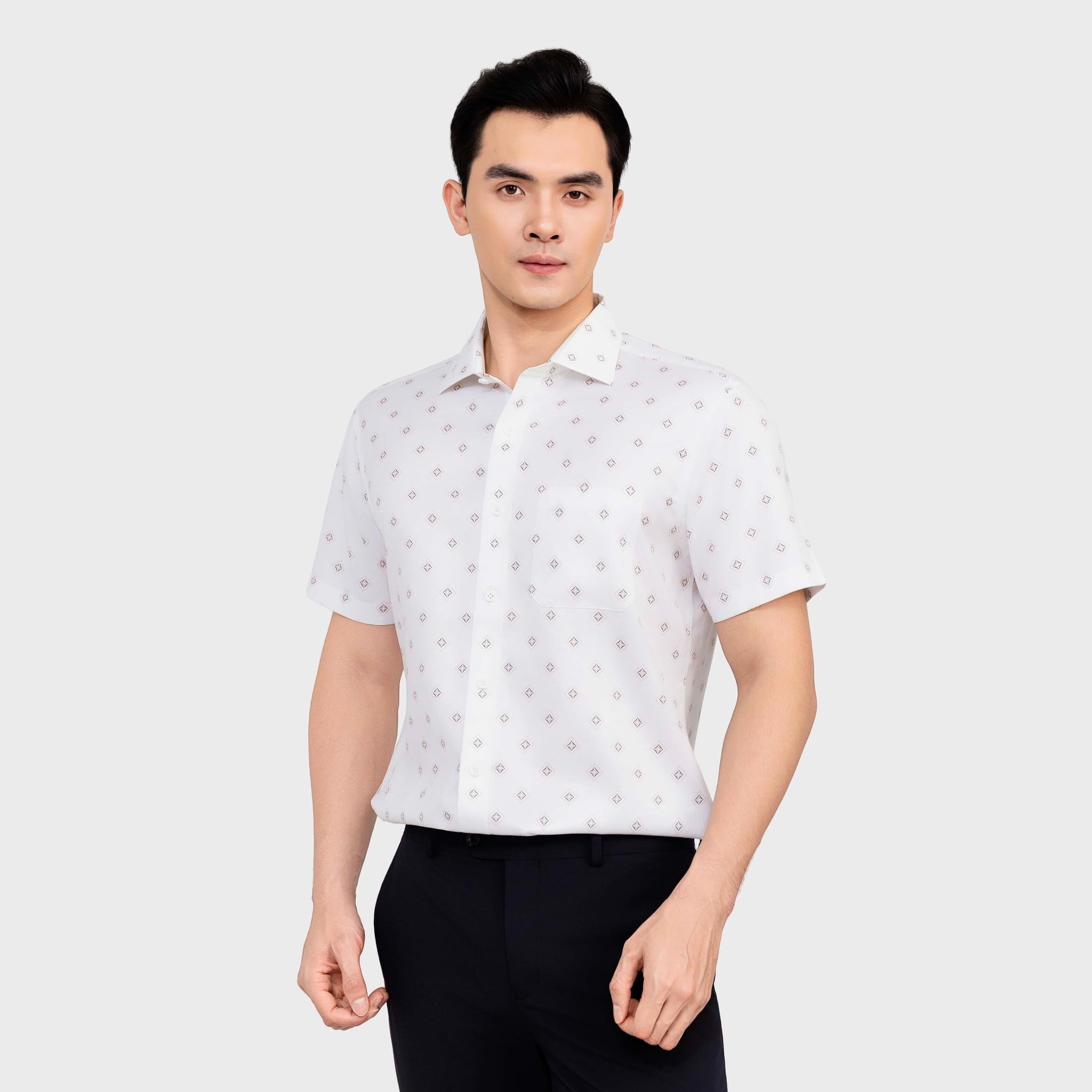 Áo Sơ Mi Ngắn Tay Nam Aristino Business Perfect Fit 1SS228SAH2