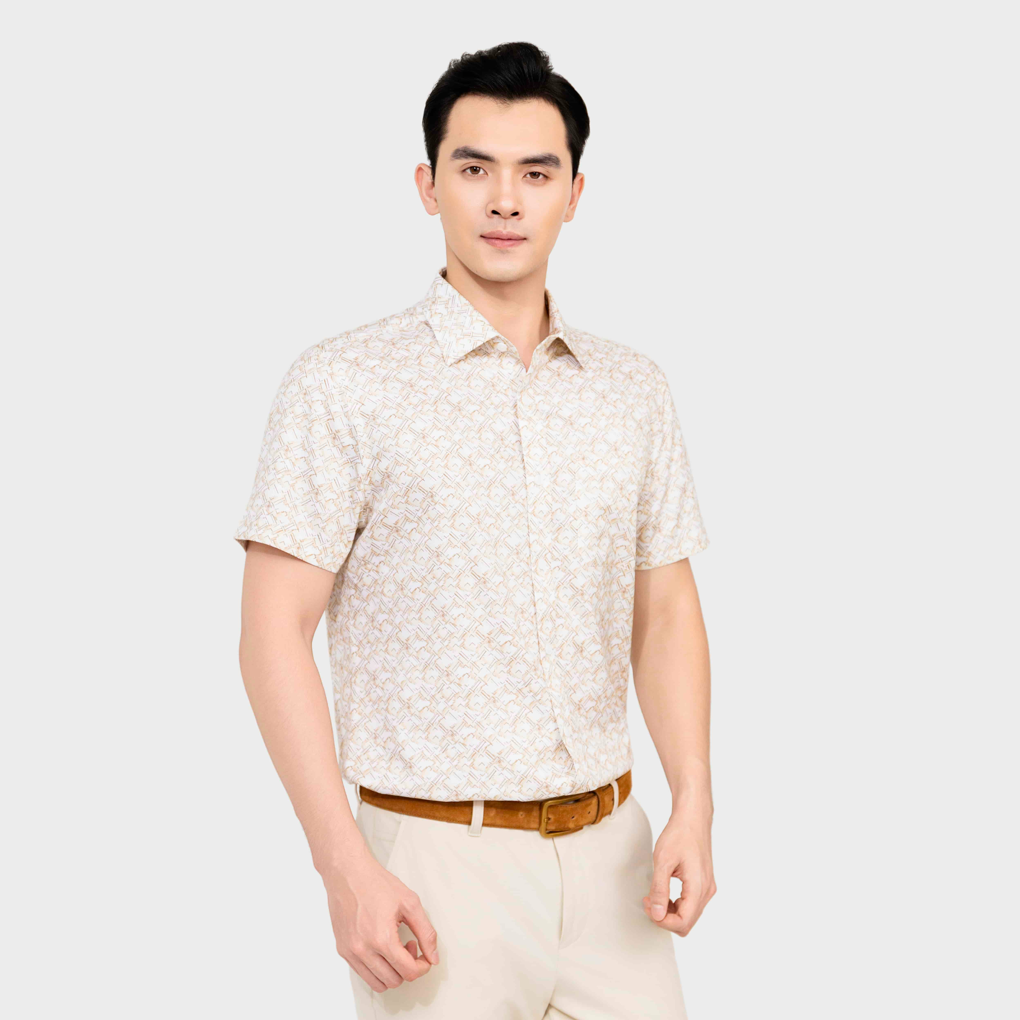 Áo Sơ Mi Ngắn Tay Nam Aristino Business Regular Fit 1SS224SAH2