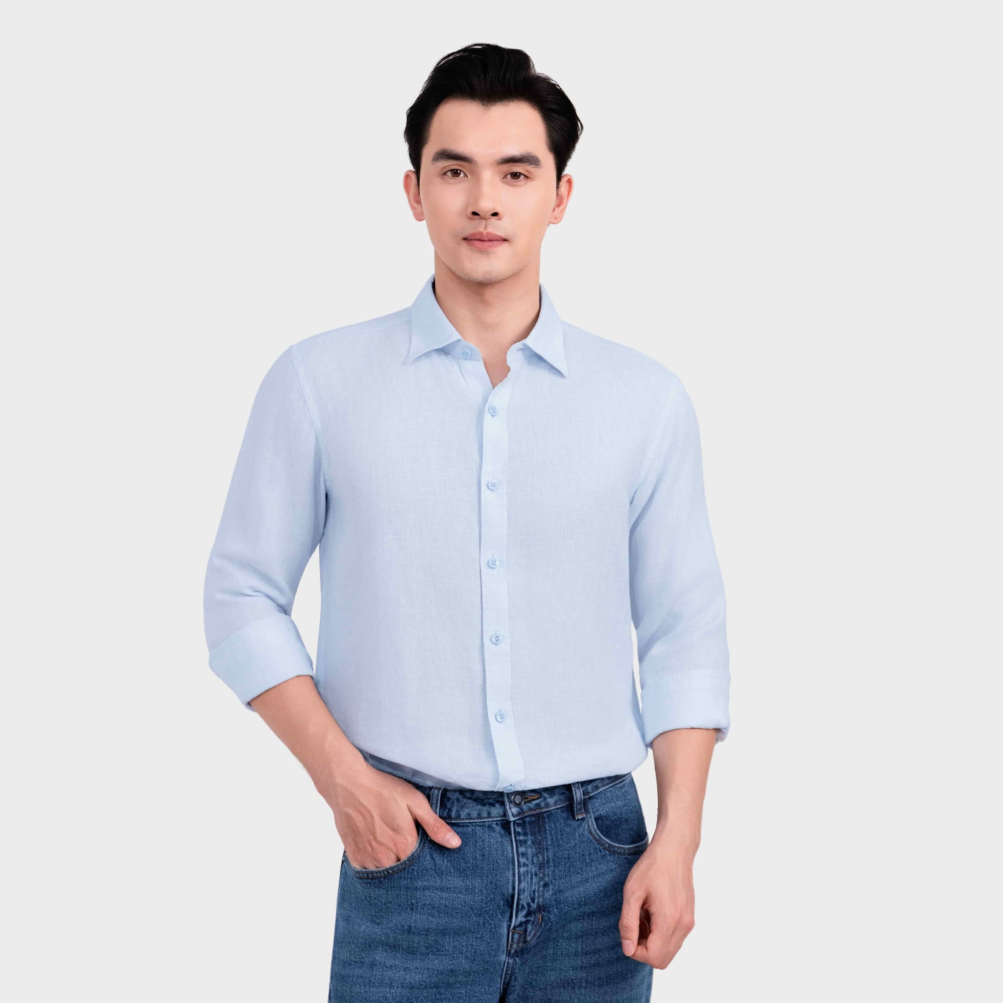 Áo Sơ Mi Dài Tay Nam Aristino Business Regular Fit 1LS205S0H2