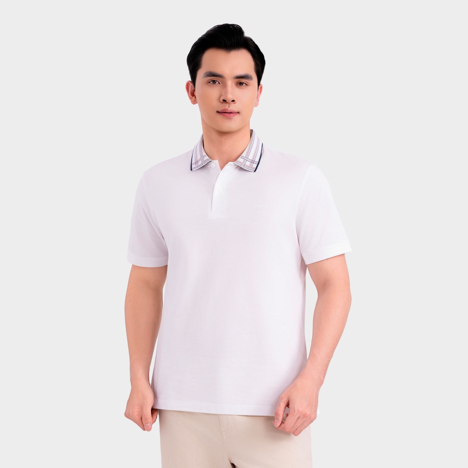 Áo Polo Nam Trắng Mercerized Cotton Aristino APS201SAH2