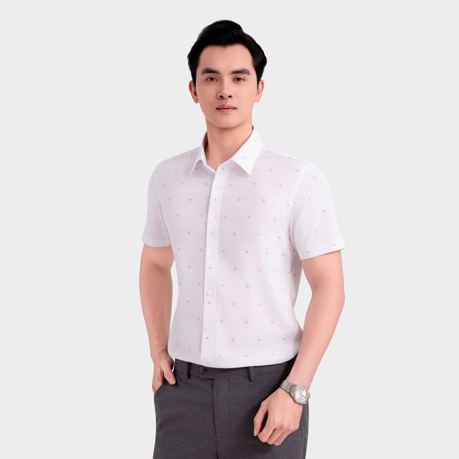 Áo Sơ Mi Nam Aristino Slim Fit ASS562SAH2