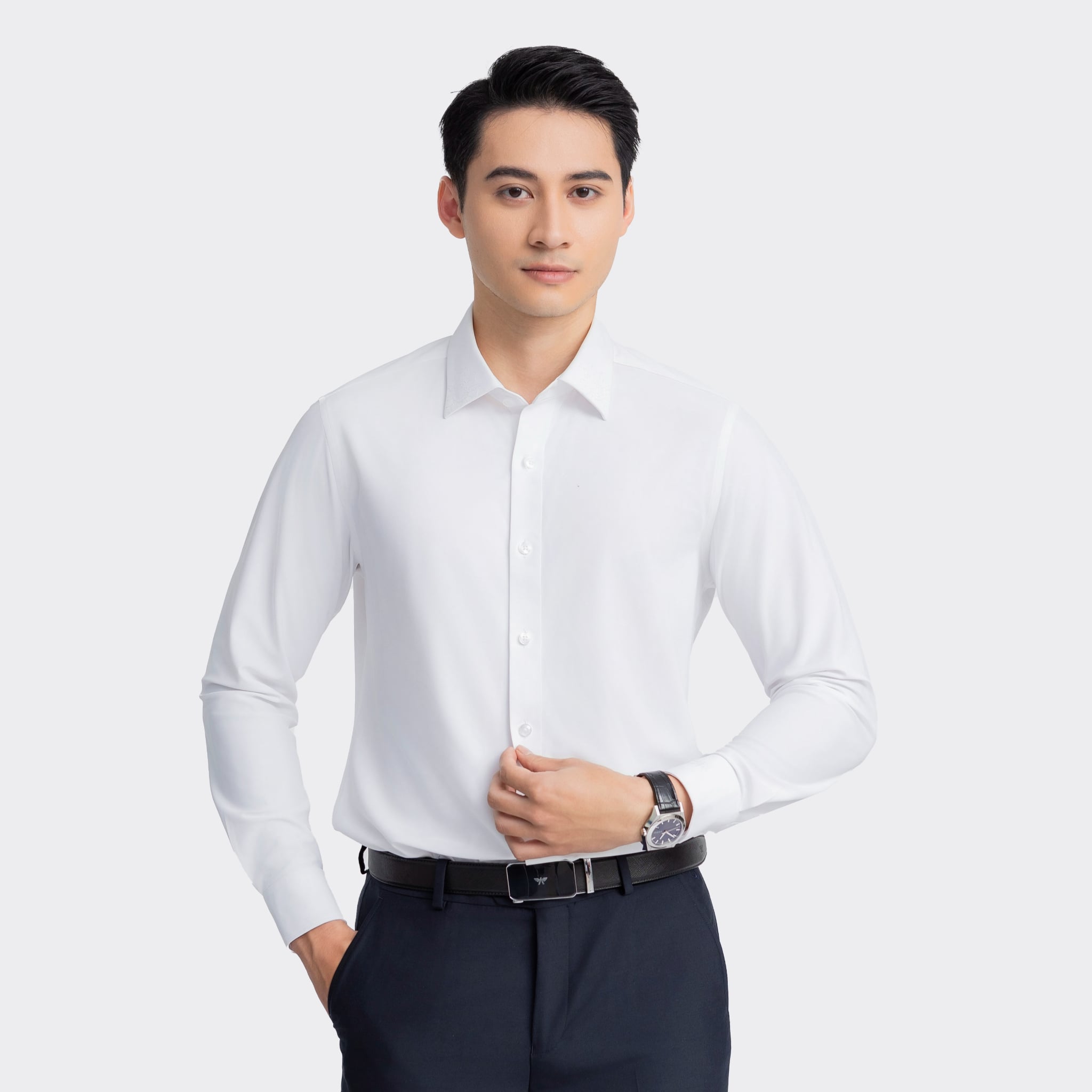 Áo Sơ Mi Dài Tay Nam Aristino Business Regular Fit 1LS251S0H2