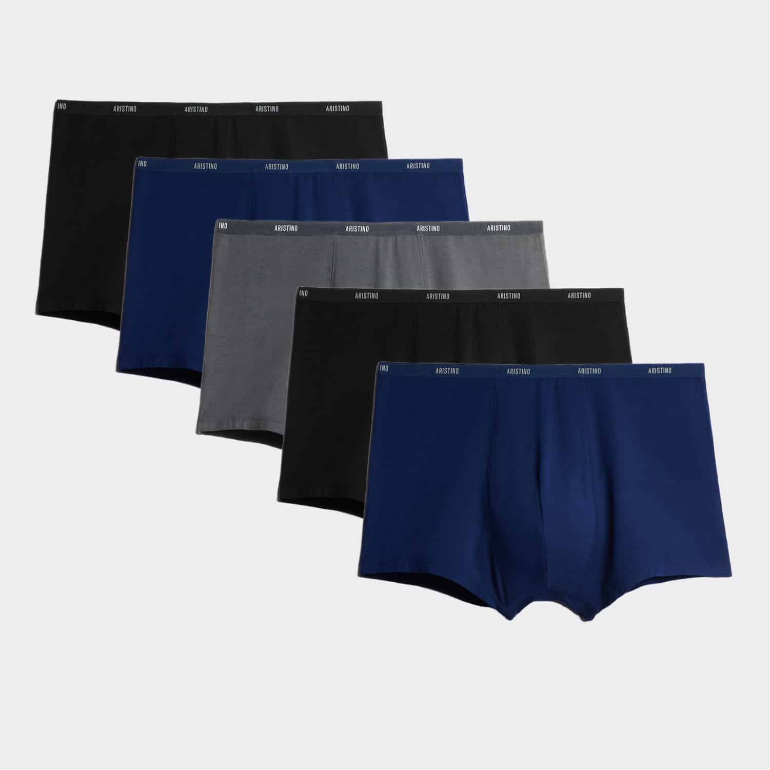 [Combo 5] Quần Lót Nam Boxer Bamboo Aristino ABX011EXP05