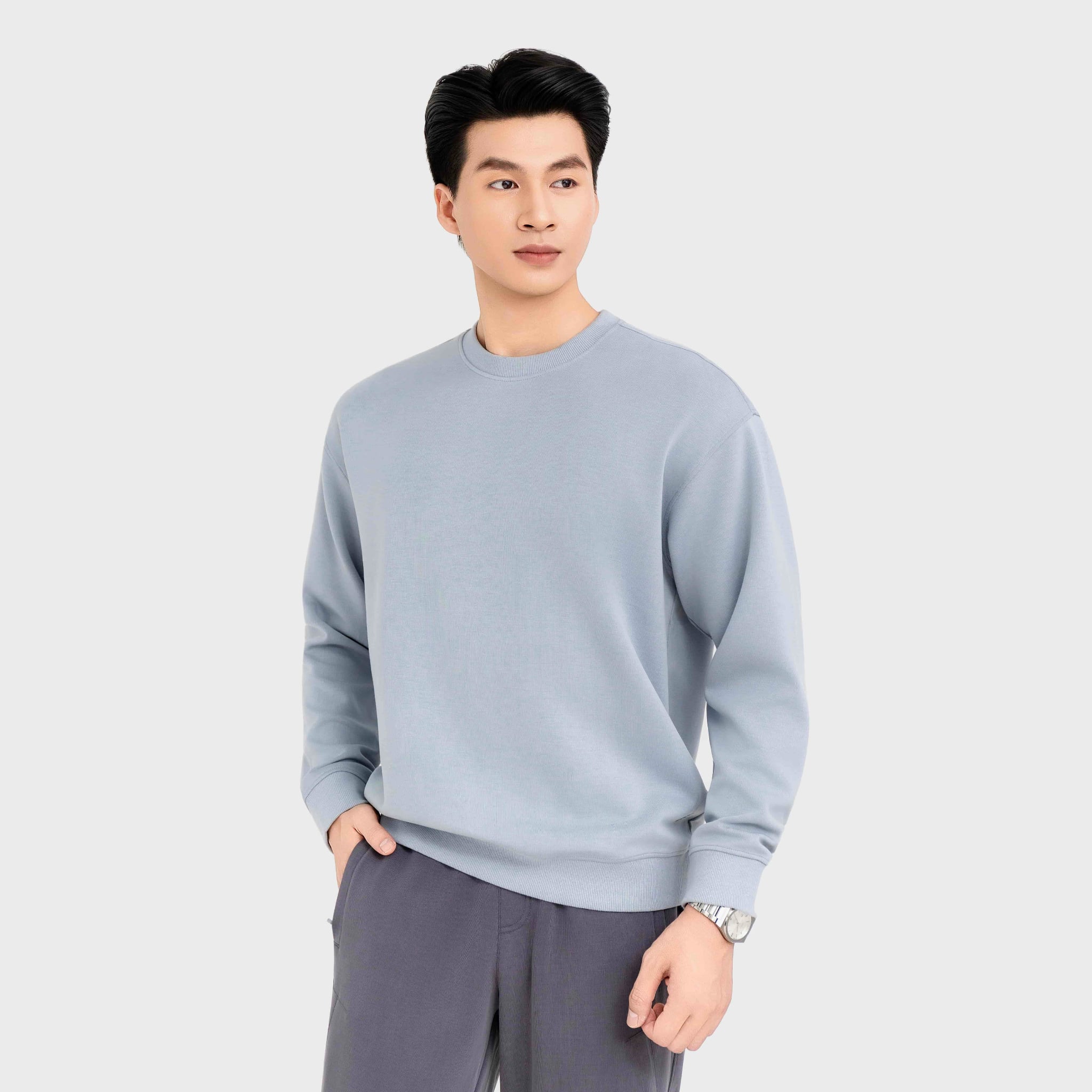 Áo Nỉ Sweatshirt Nam Aristino Casual Fit ASW008BH0