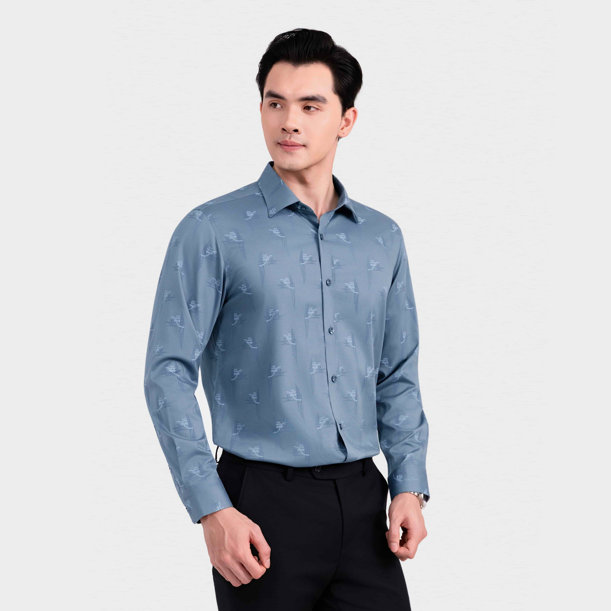 Áo Sơ Mi Nam Bamboo Aristino Regular Fit ALS094F0H2