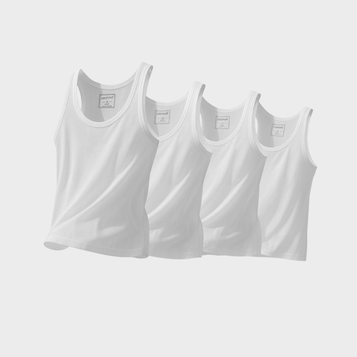 [Combo 4] Áo Ba Lỗ Tanktop Nam Basic Aristino ATT001EXP04