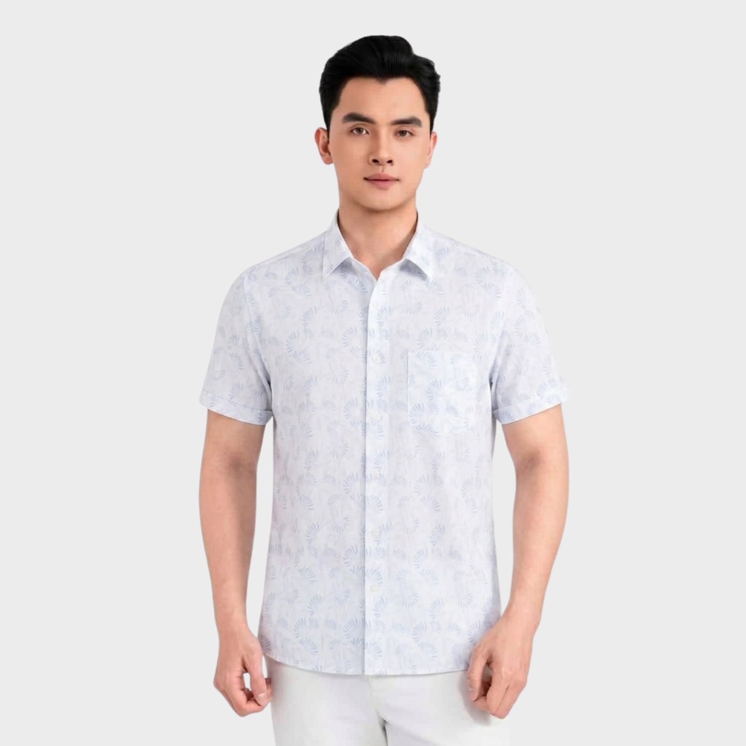 Áo Sơ Mi Nam Aristino Perfect fit in họa tiết ASS045AS3