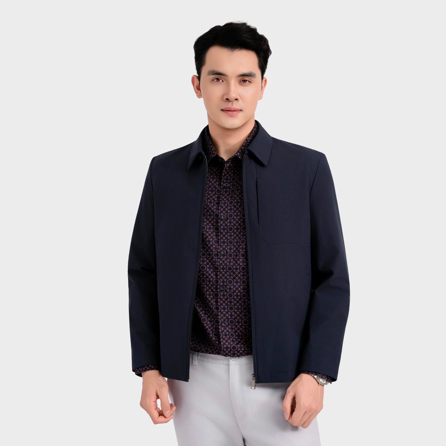 Áo Khoác Lông Vũ Nam Aristino Business 1JK004BS0