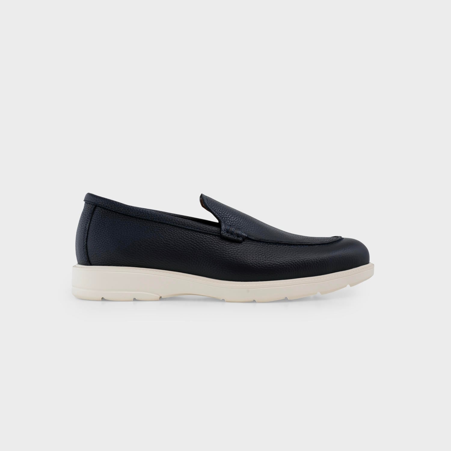 Giày Slip-on Nam Navy Da Bò Aristino ASH1200S2