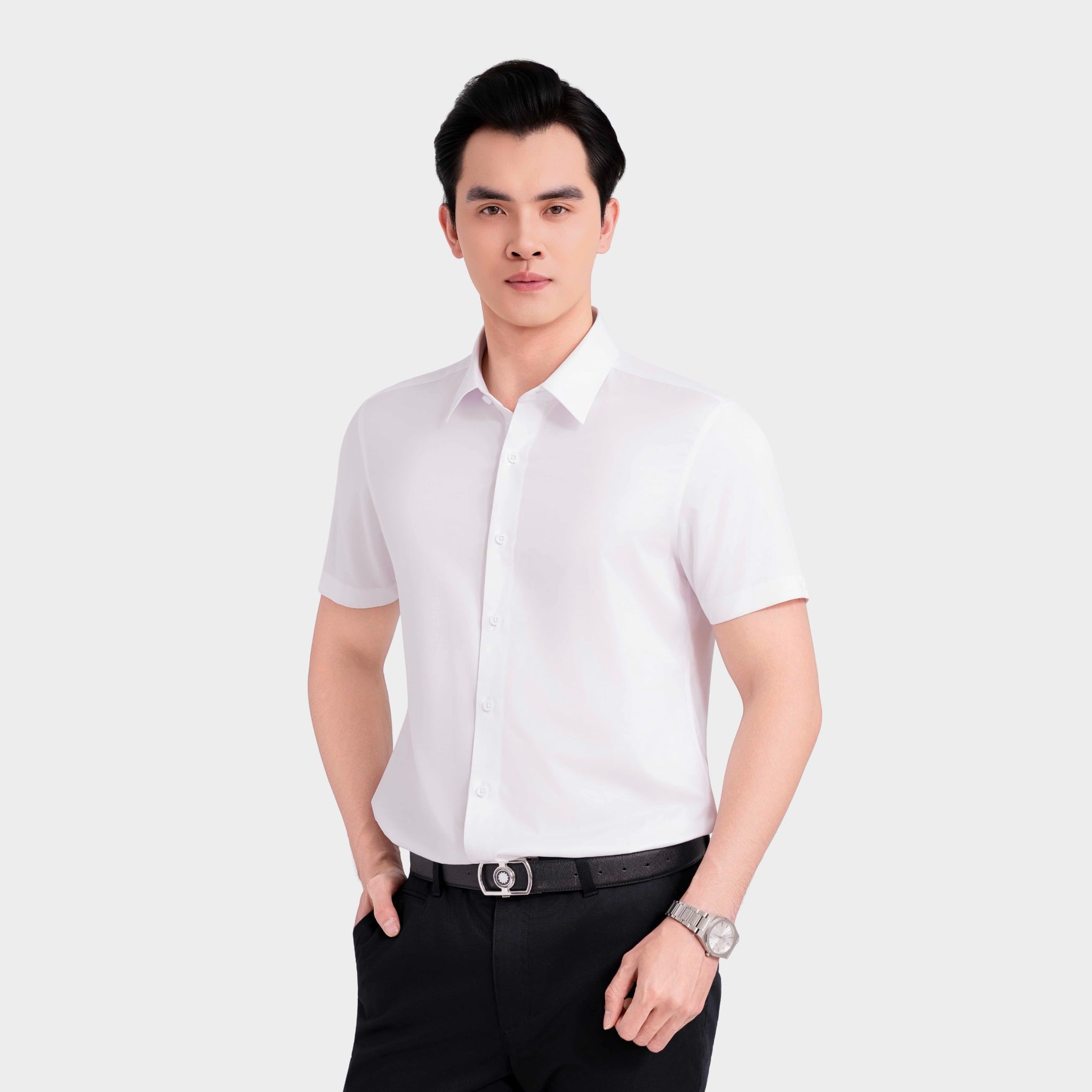 Áo Sơ Mi Nam Bamboo Aristino Slim Fit ASSR12S