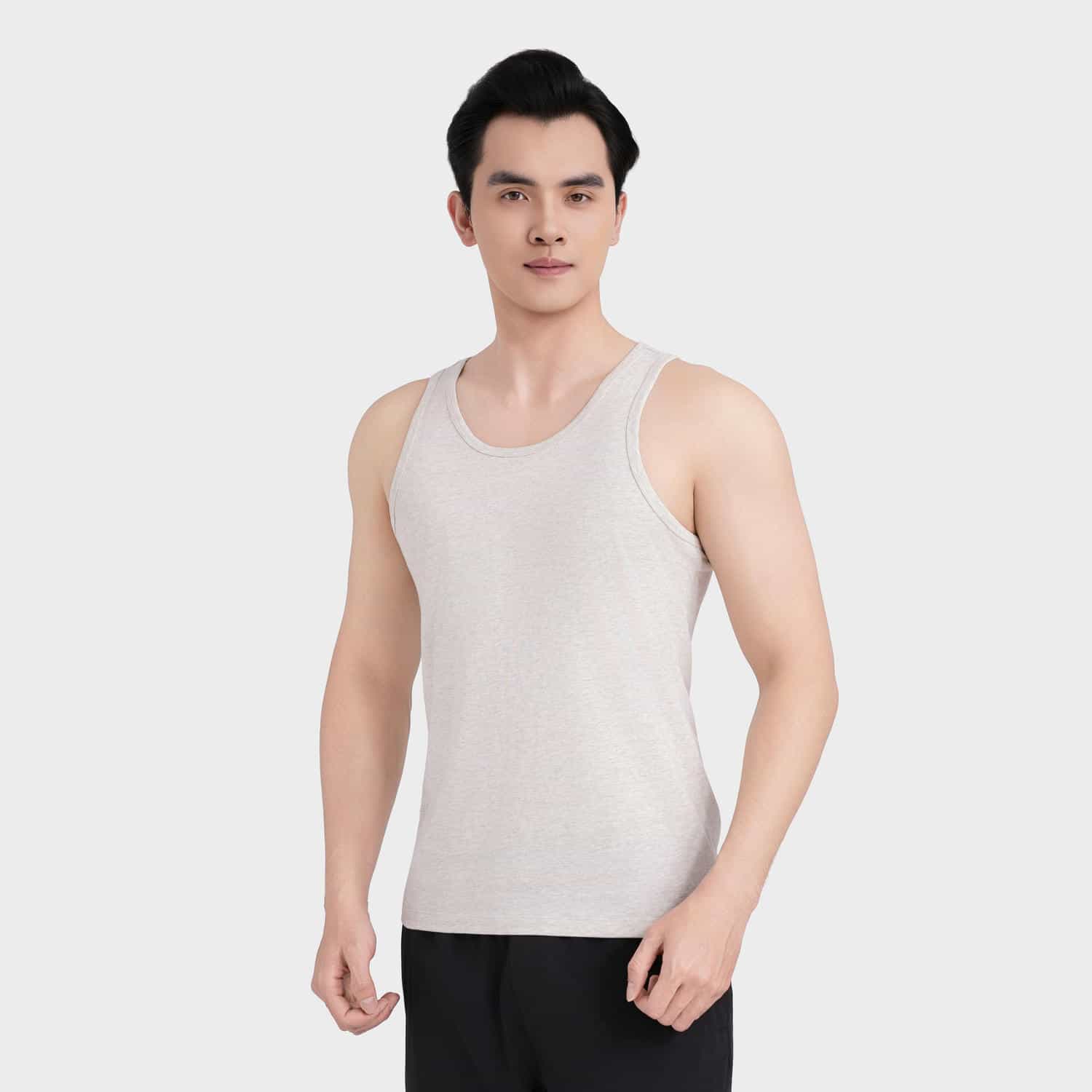 Áo Ba Lỗ Nam Melange Aristino AC25
