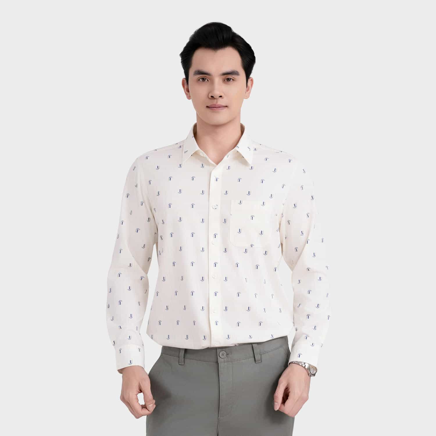 Áo Sơ Mi Nam Aristino Bamboo ALS575S0H2