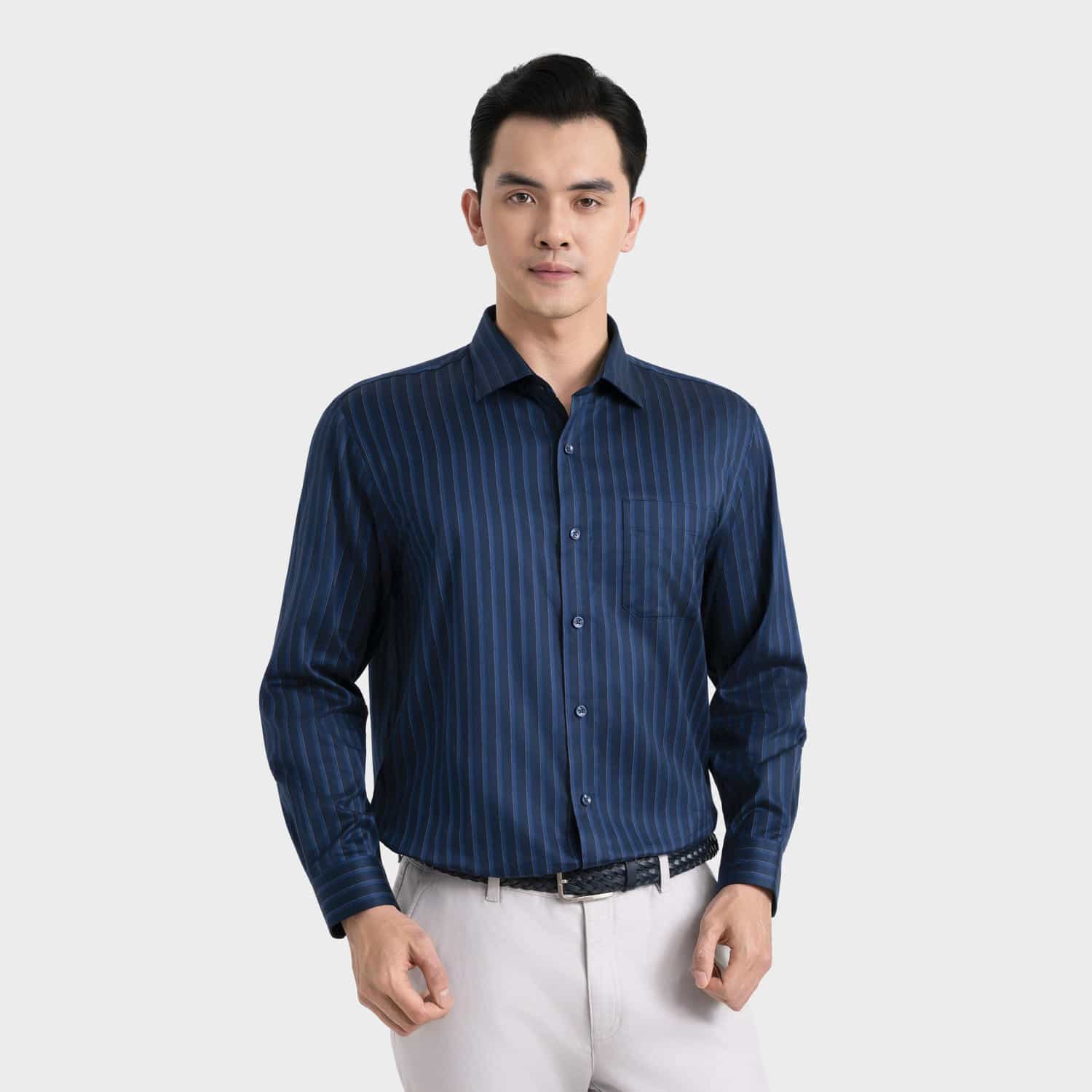 Áo Sơ Mi Nam Cotton Aristino Business Fiero 1LS208S0H2