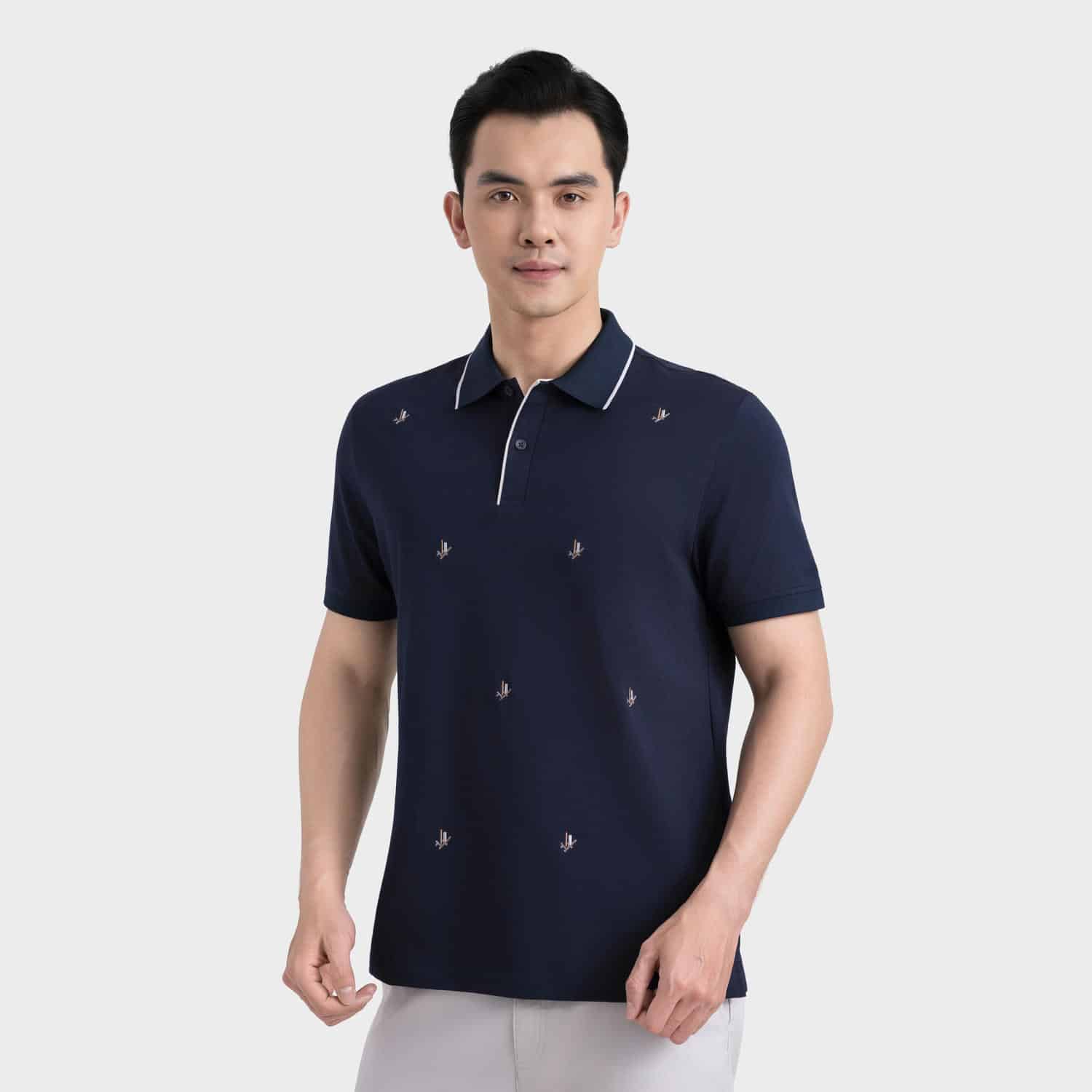 Áo Polo Nam Mercerized Cotton Aristino Regular Fit APS210SAH2