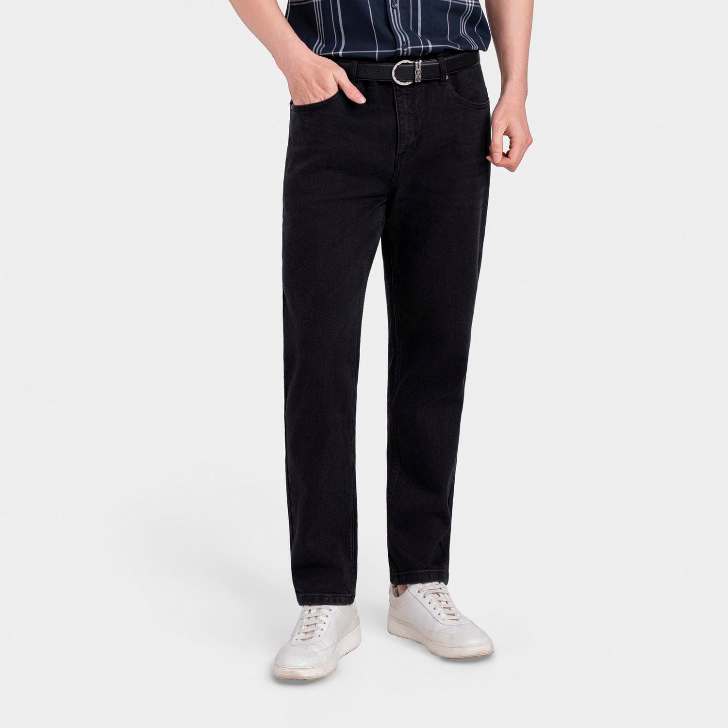 Quần Jeans Nam Hiệu Ứng Giặt Mài Aristino AJN0110S0
