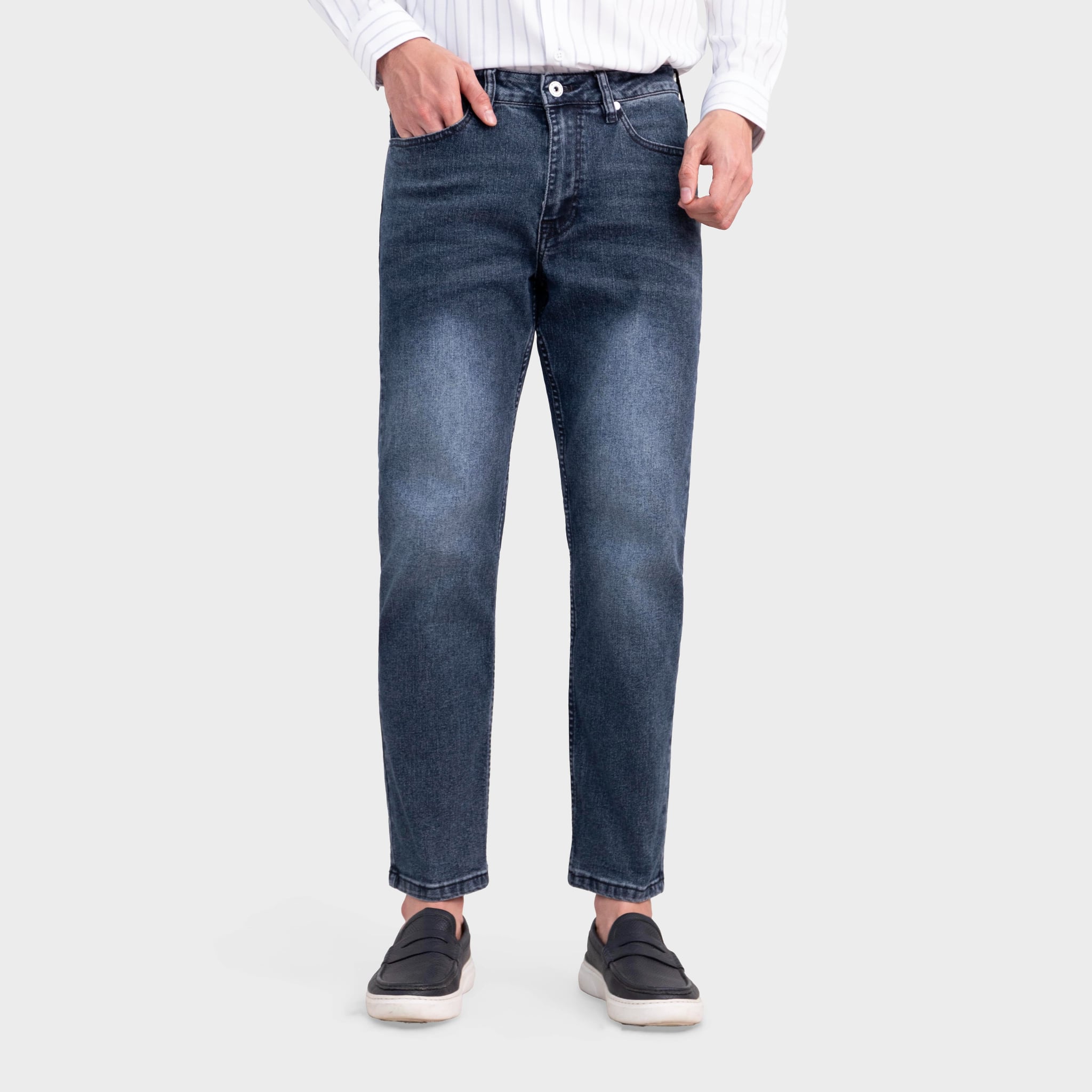 Quần Jeans Nam Aristino Regular Fit AJN003A0H0