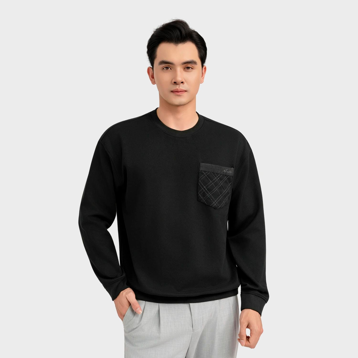 Áo Nỉ Sweatshirt Nam Aristino Casual Fit ASW012BS0