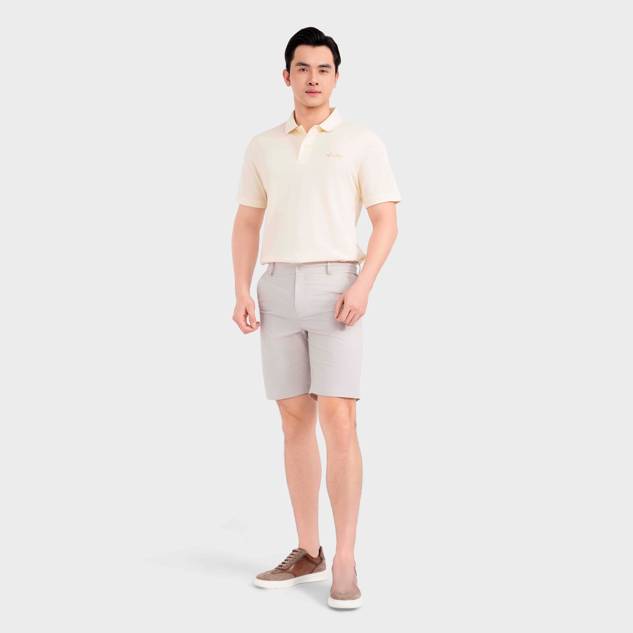 Quần Short Nam Aristino Regular ASO142FAH2