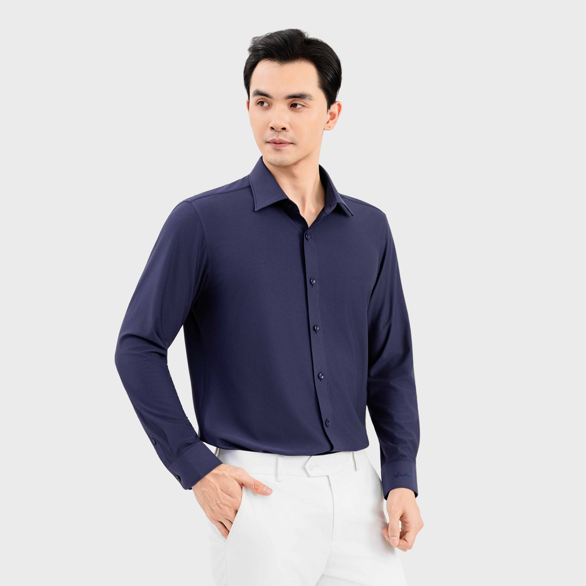Áo Sơ Mi Dài Tay Nam Aristino Business Regular Fit 1LSR29S