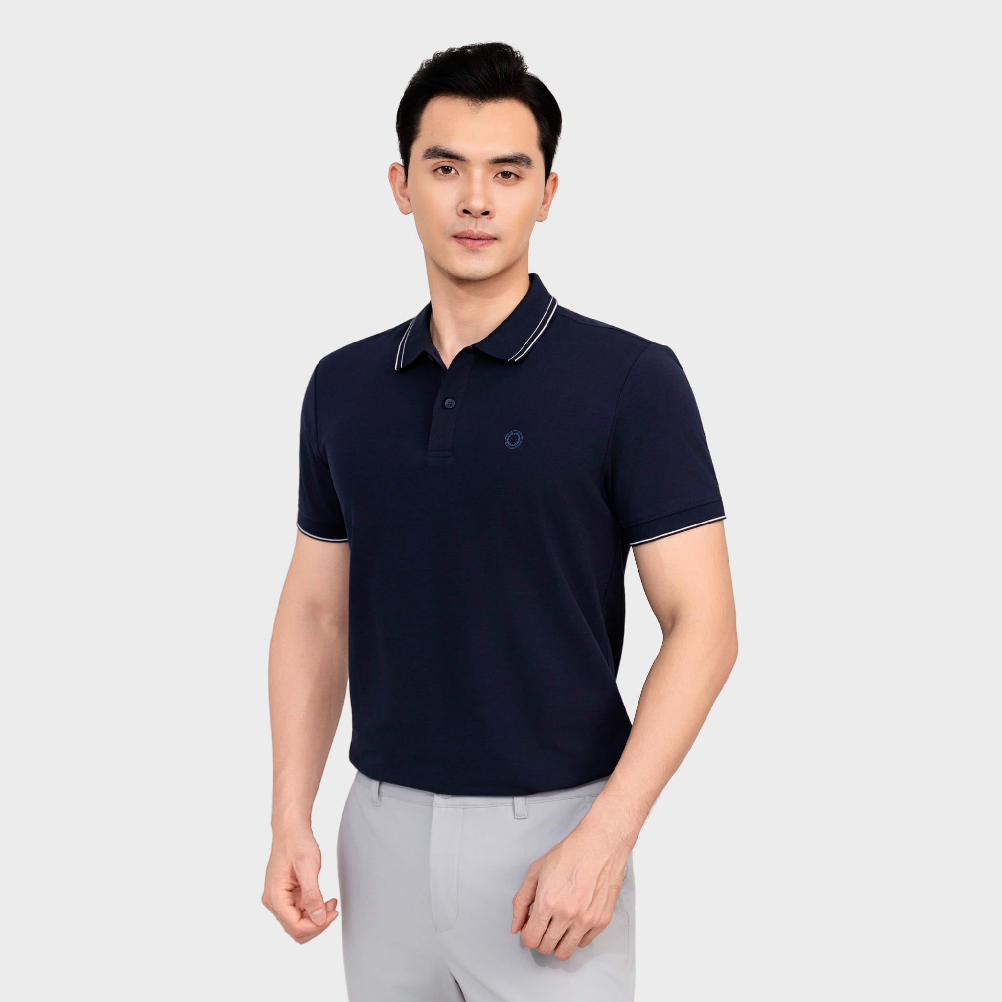 Áo Elite Polo Nam Trắng Aristino Slim Fit APS072S3EC