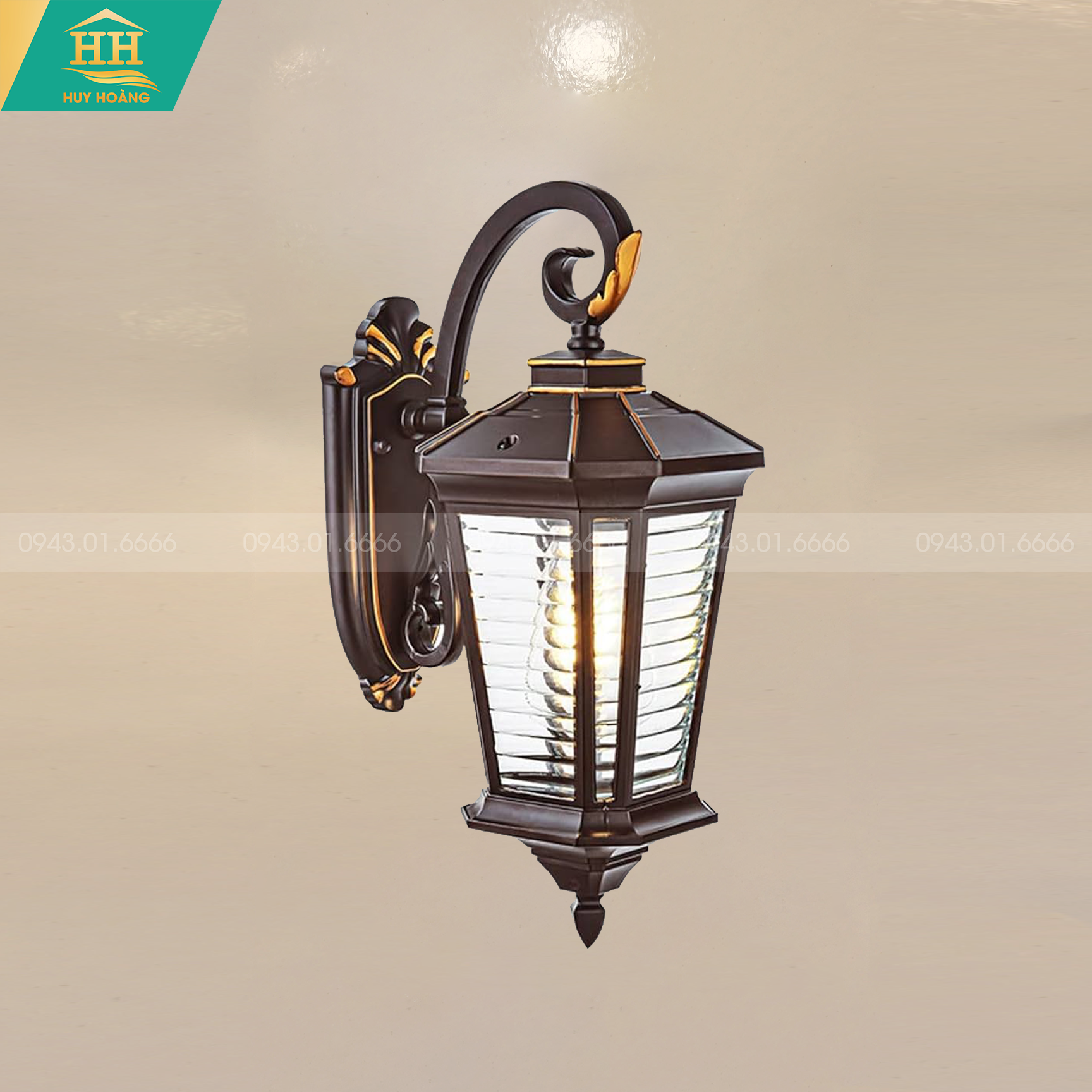  Đèn Tường Hợp Kim HH848 