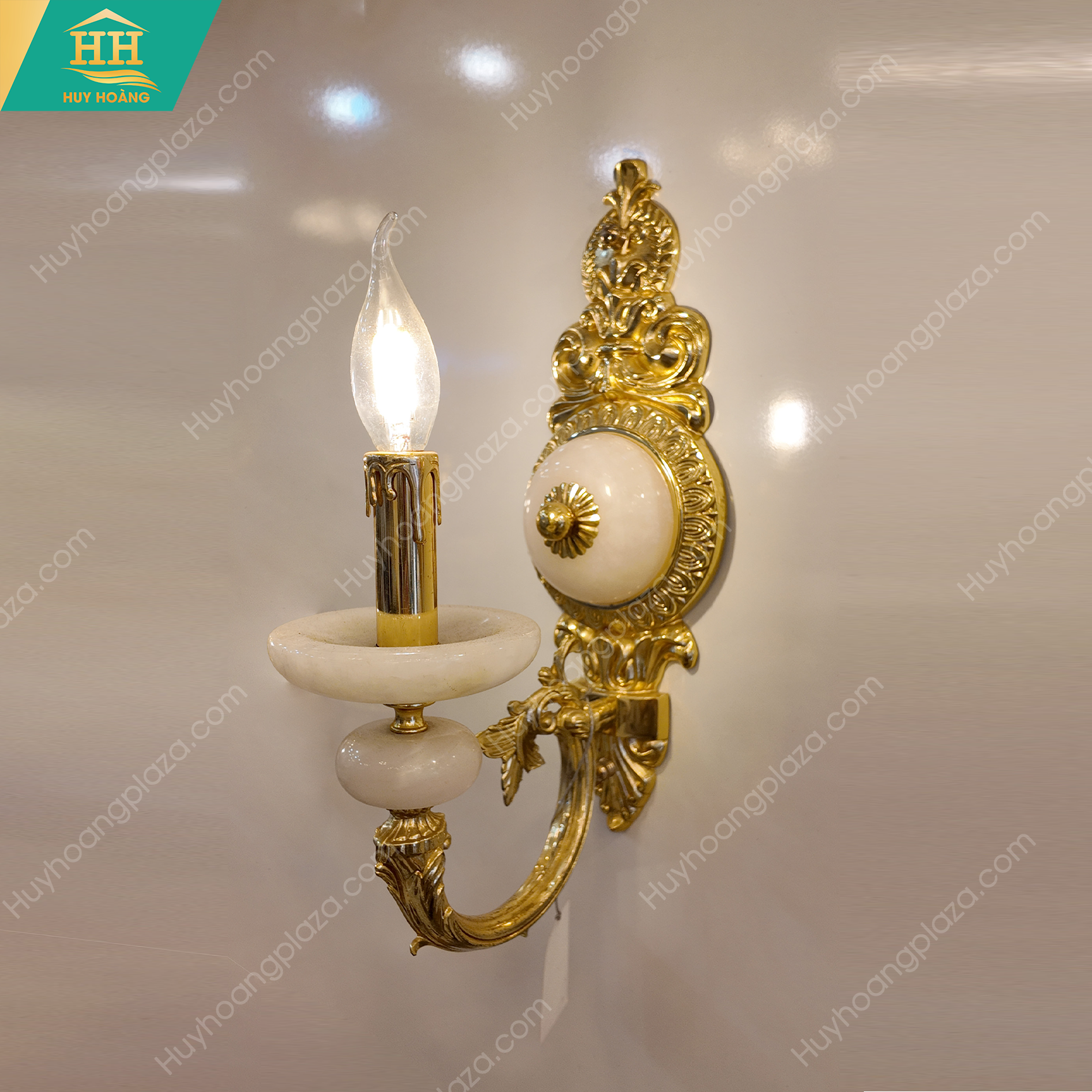  Đèn Tường Đồng Tay Nến HH9987 