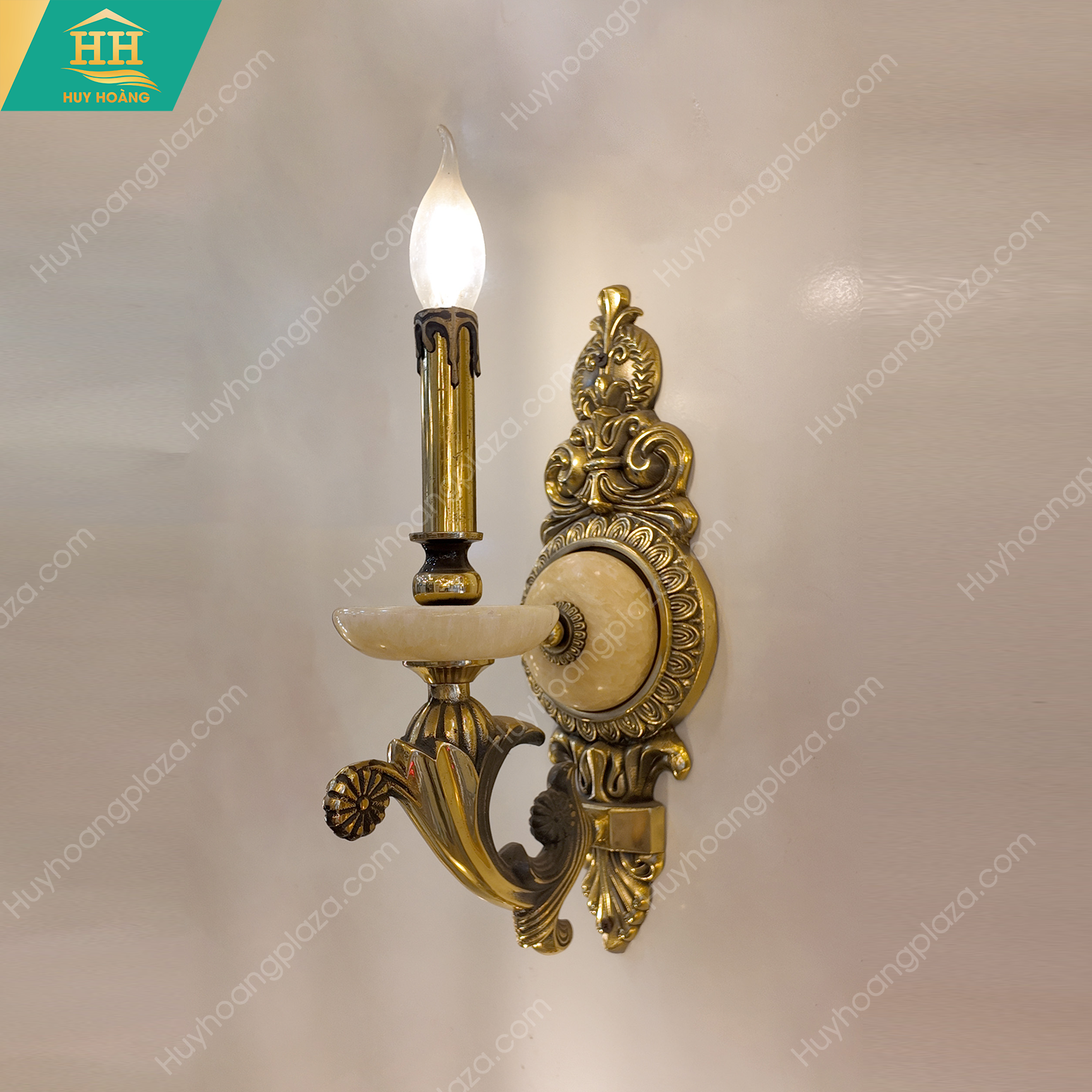  Đèn Tường Đồng Tay Nến HH9003-1 
