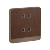  Ổ Cắm Đôi 2 Chấu 10A 