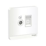  Bộ Ổ Cắm TV và Ổ Cắm Mạng CAT6 
