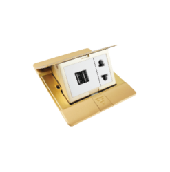  Bộ Ổ Đơn 2 Chấu + Cổng USB Đôi 16A 
