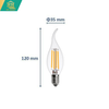  Bóng Đèn Led Opple EcoMax Fillament F35 E14 