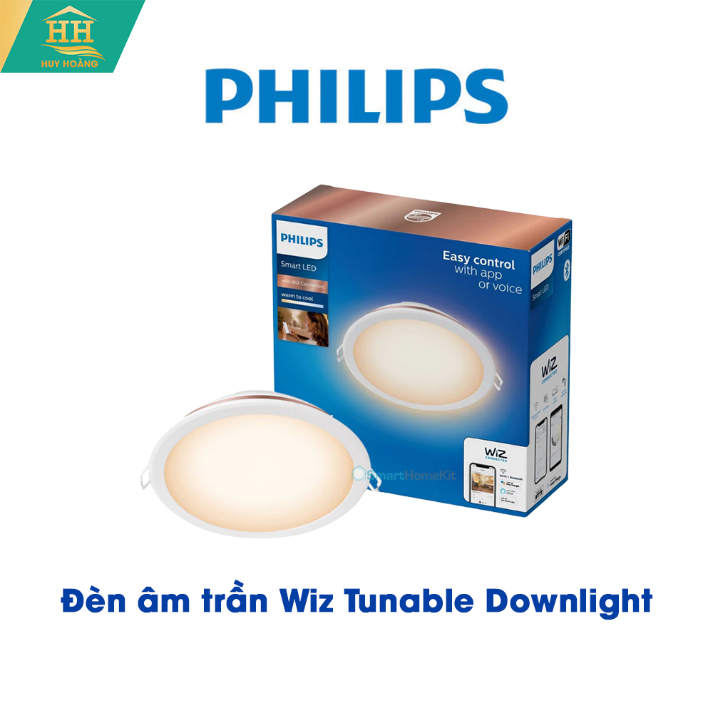  Đèn Led Âm Trần Philips Wiz Downlight 