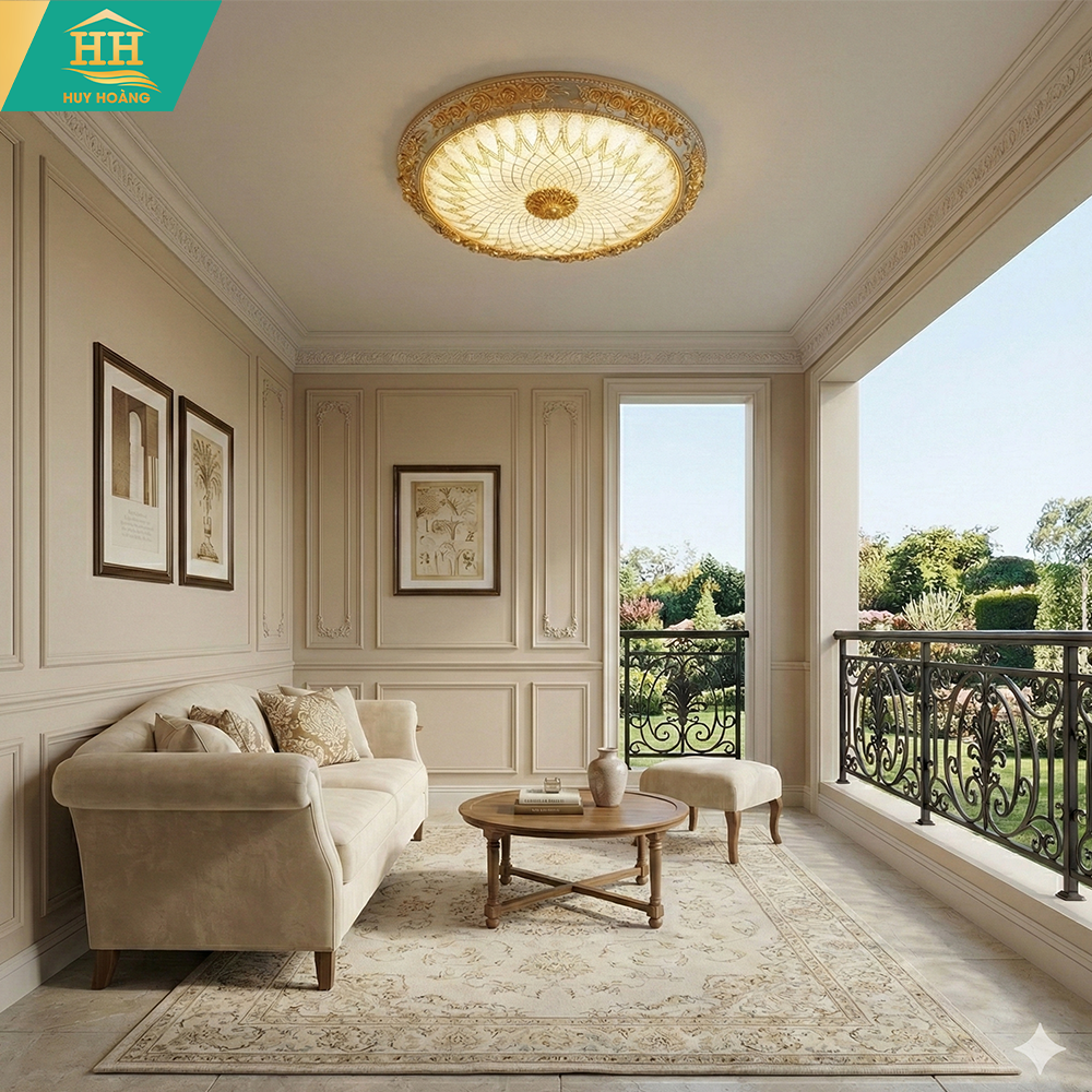  Đèn Ốp Trần Cổ Điển HH009 