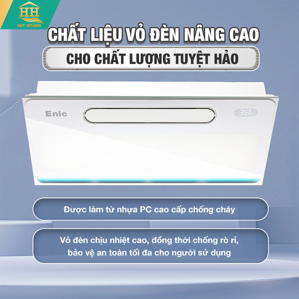 ĐÈN ĐIỀU HÒA PHÒNG TẮM CAO CẤP ENIC S100 