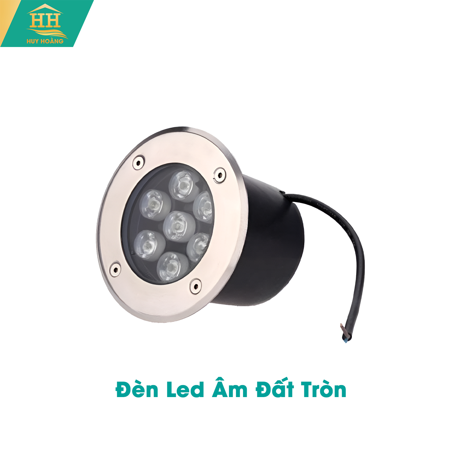  Đèn Led Âm Đất Tròn 