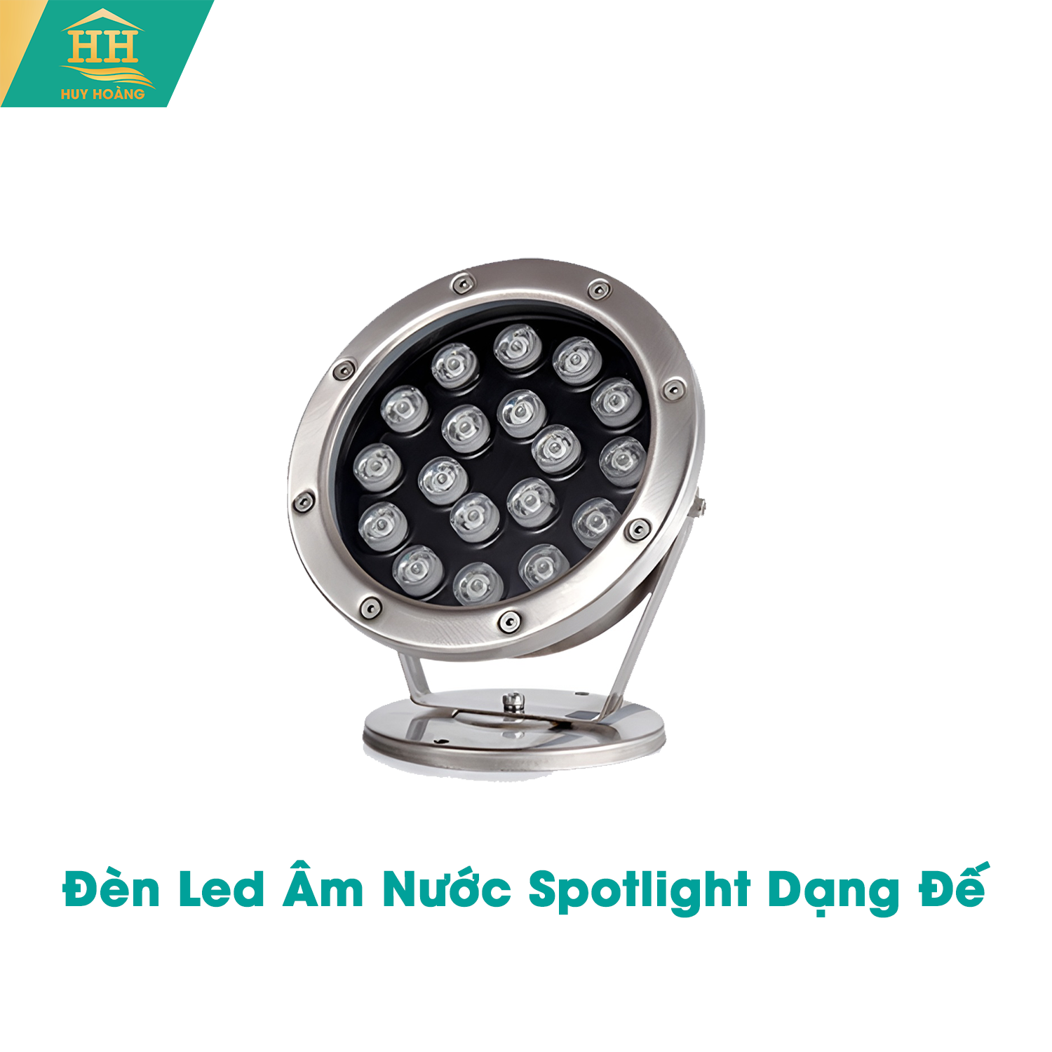  Đèn Led Âm Nước Spotlight Dạng Đế 