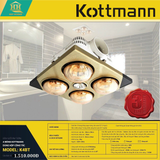  Đèn Sưởi Âm Trần Kottmann K4BT 