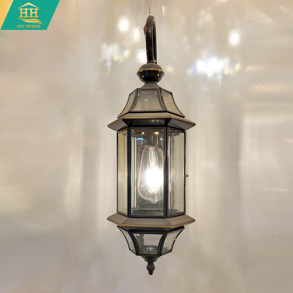  Đèn Tường Đồng Kính HH6015-BK 