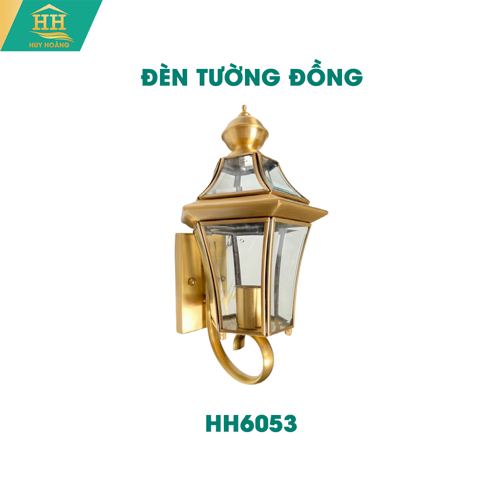  Đèn Tường Đồng Kính HH6053 