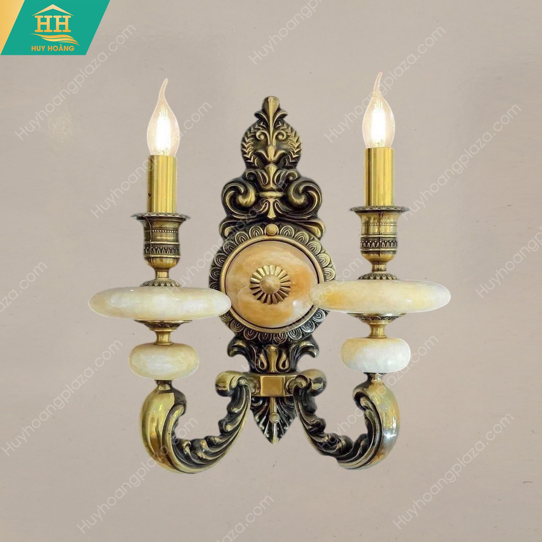  Đèn Tường Đồng Tay Nến HH9251/2 