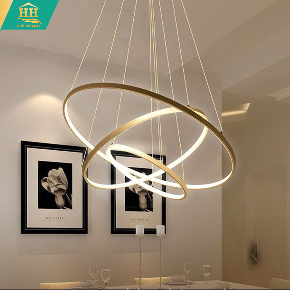  Đèn Thả Decor Cao Cấp 3 Vòng Led HH1991/3 