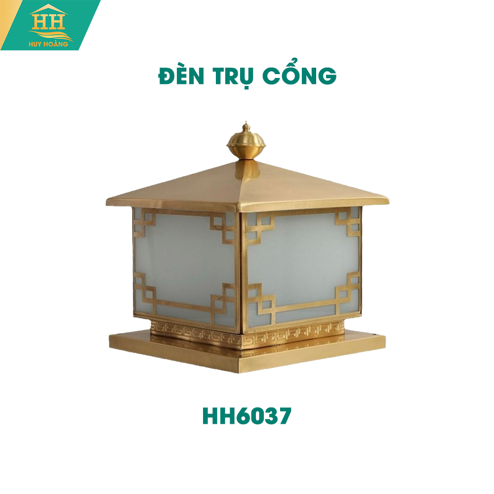  Đèn Trụ Cổng Đồng HH6037 