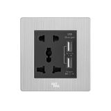  Ổ Cắm Đa Năng + 2 Sạc USB 