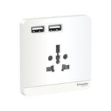  Ổ Cắm Đa Năng Và 2 Ổ Sạc USB 